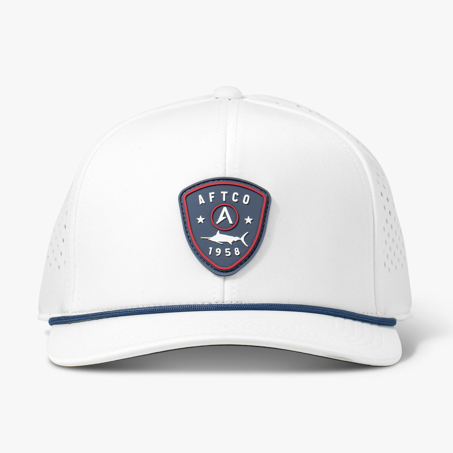 AFTCO Shield Tech Fishing Hat White