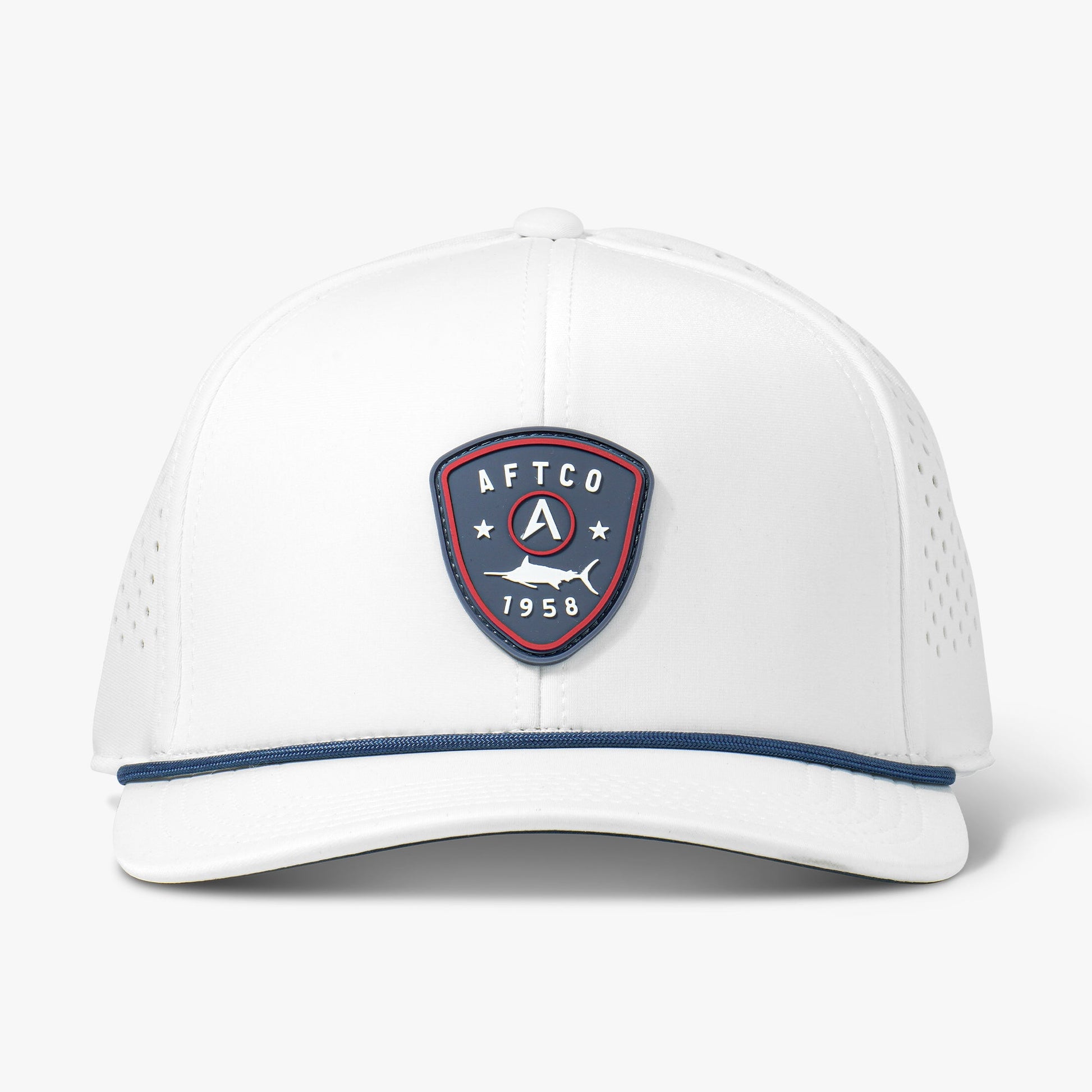 AFTCO Shield Tech Fishing Hat White