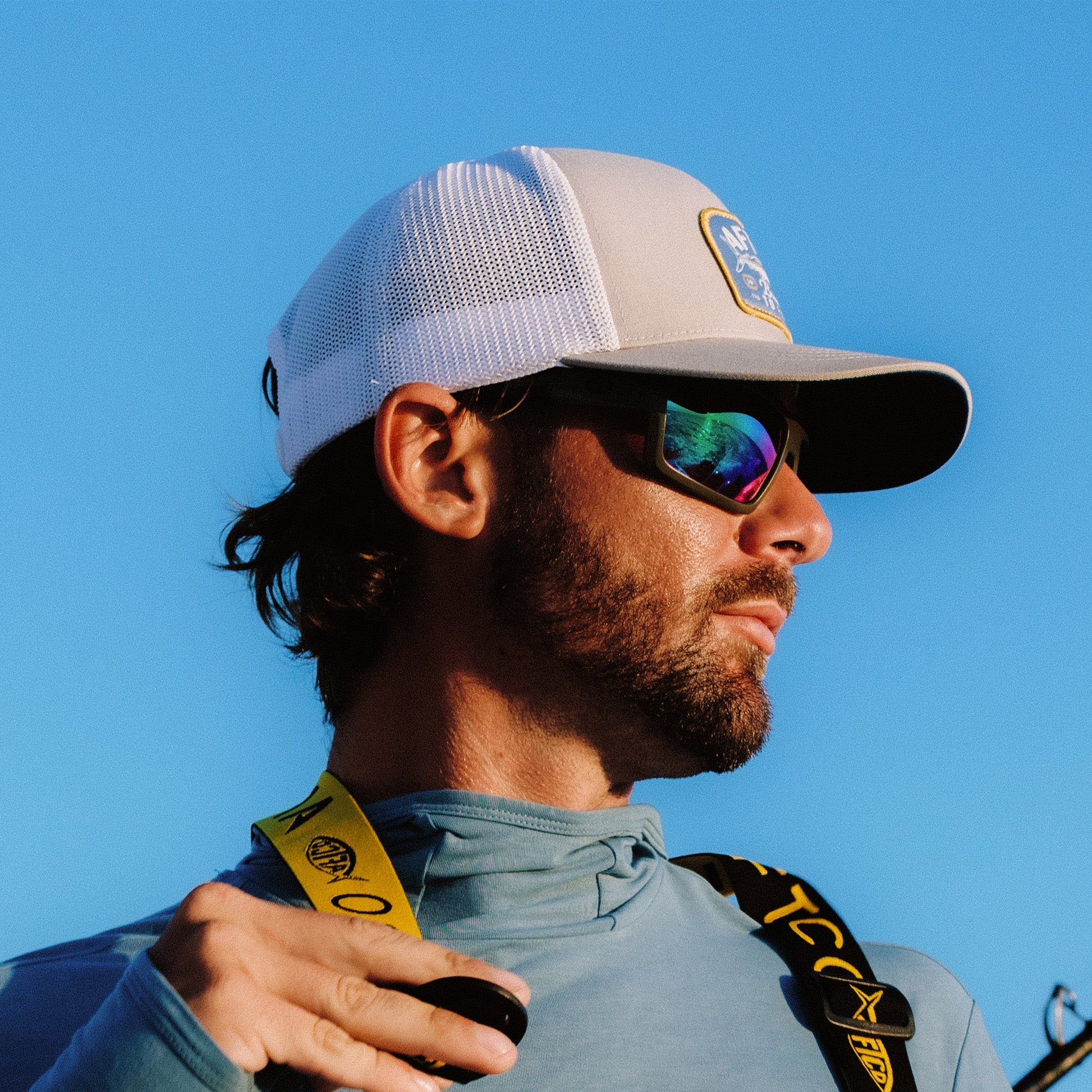 AFTCO Trilogy Fishing Trucker Hat Silver