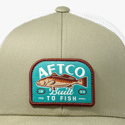 AFTCO Trilogy Fishing Trucker Hat Silver