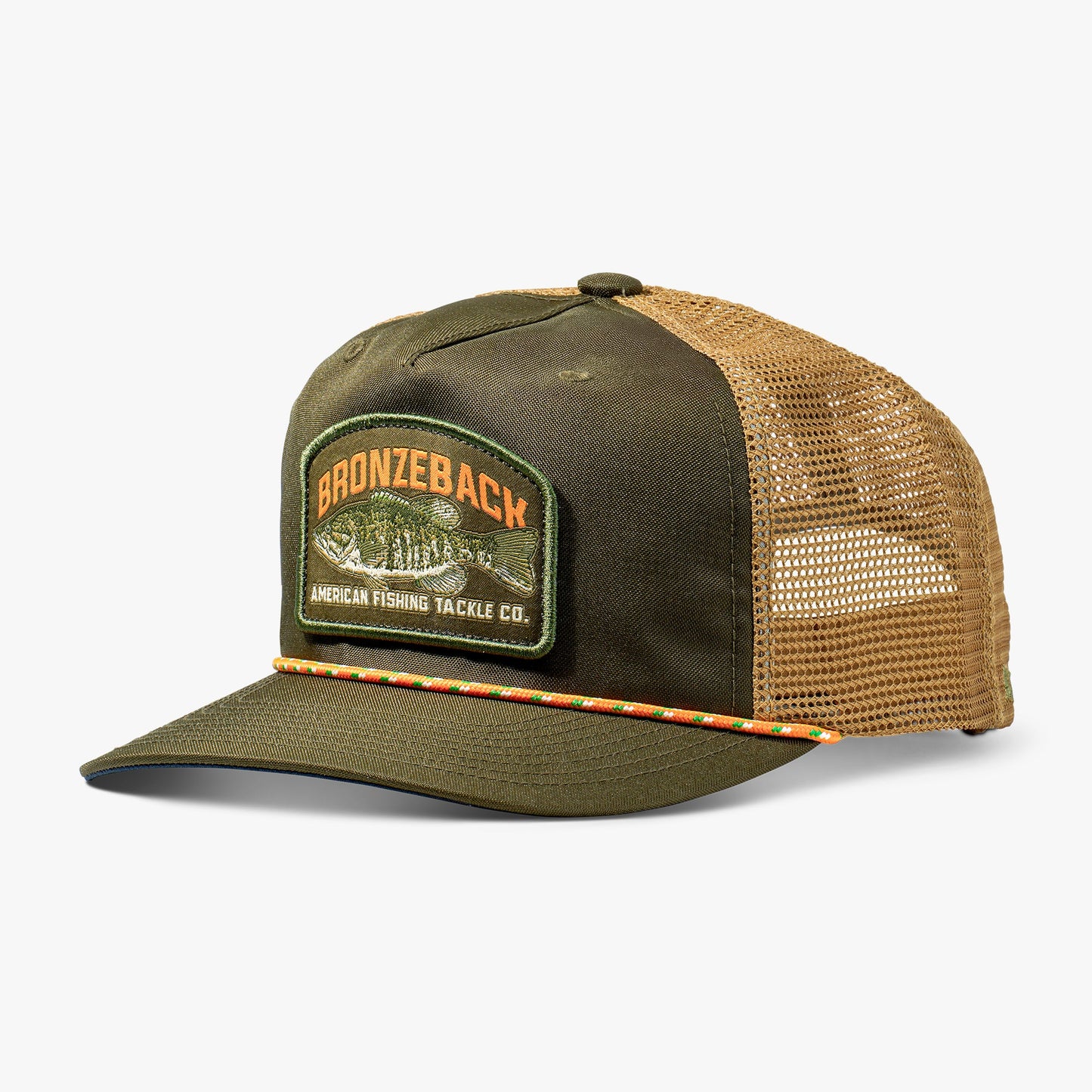 AFTCO Bronzeback Fishing Trucker Hat Olive