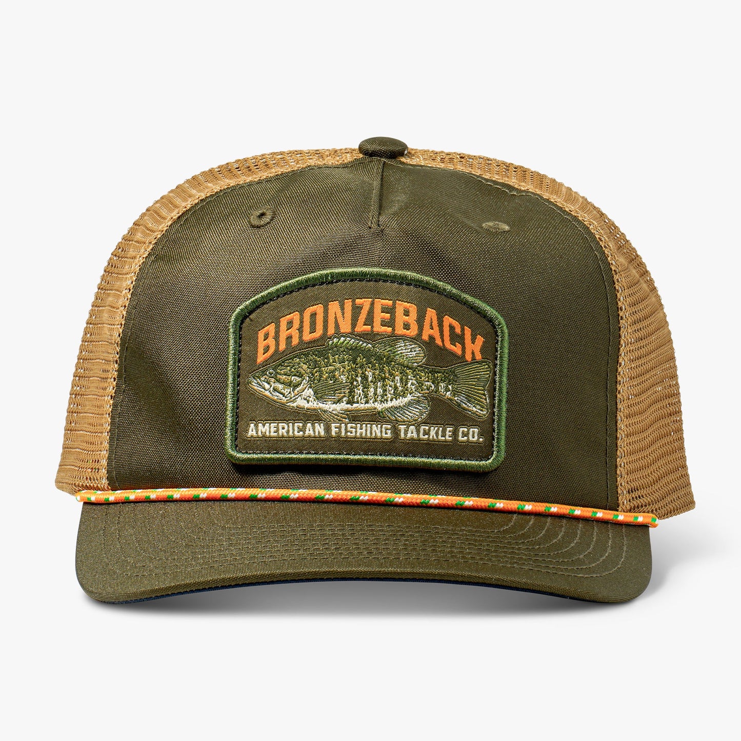 AFTCO Bronzeback Fishing Trucker Hat Olive