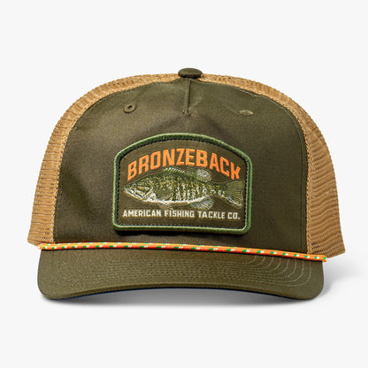 AFTCO Bronzeback Fishing Trucker Hat Olive
