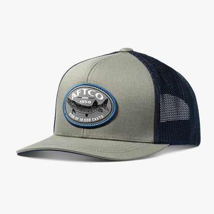 AFTCO Thrasher Fishing Trucker Hat Olive