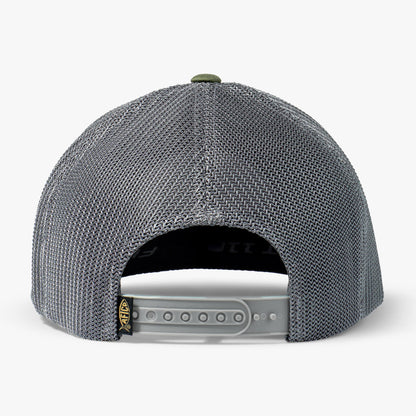 AFTCO Thrasher Fishing Trucker Hat Olive