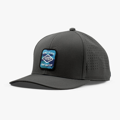AFTCO Flippin' Tech Fishing Hat Black Storm Camo