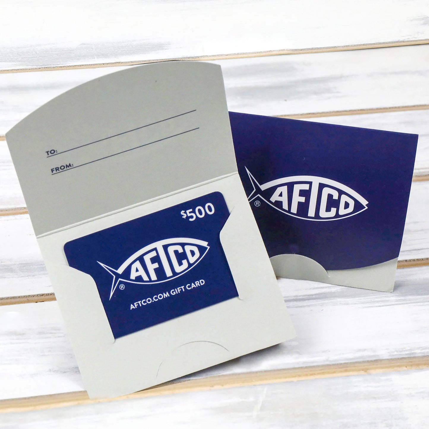 AFTCO Physical Gift Card In Mini Envelope