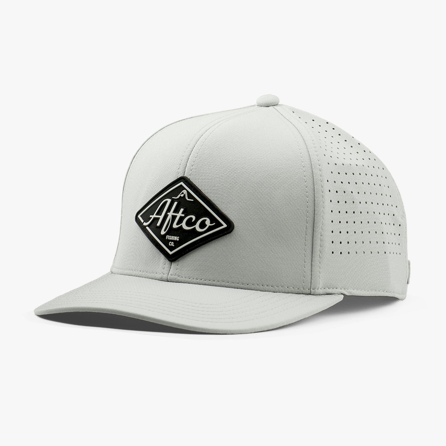 AFTCO West Coast Fishing Tech Hat Silver