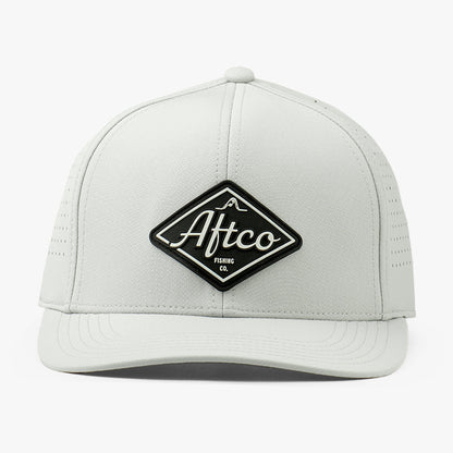 AFTCO West Coast Fishing Tech Hat Silver