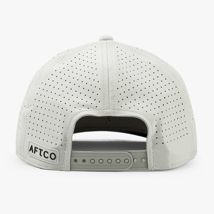 AFTCO West Coast Fishing Tech Hat Silver