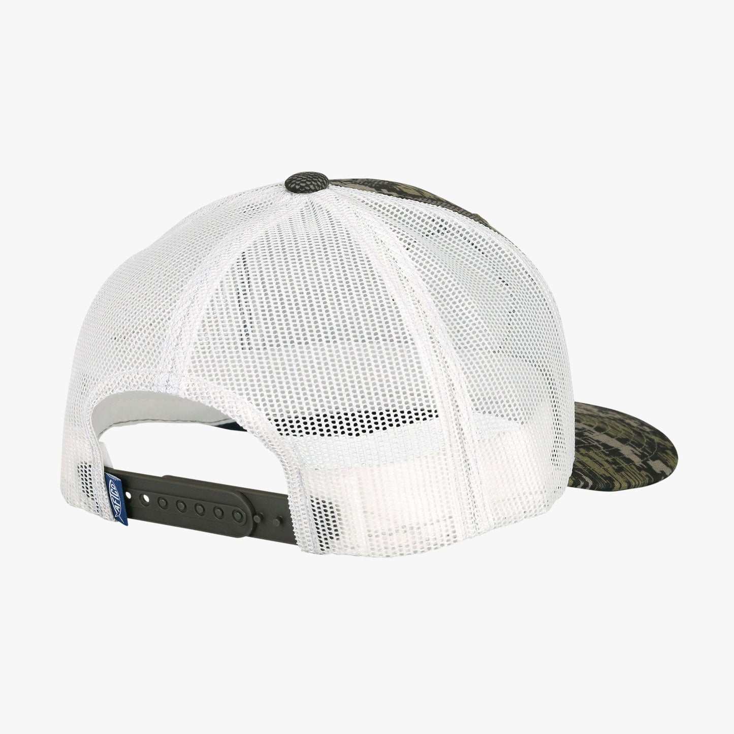 AFTCO Bass Patch Trucker Hat Green Camo