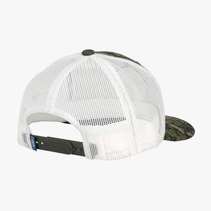 AFTCO Bass Patch Trucker Hat Green Camo