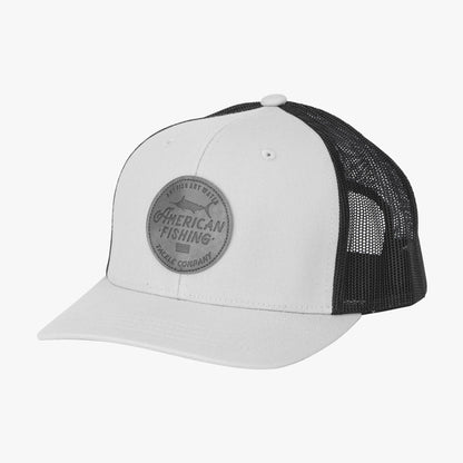 AFTCO Lemonade Leather Trucker Hat Olive