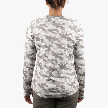 AFTCO Women's Tactical Camo LS Performance Shirt Bone OG Camo