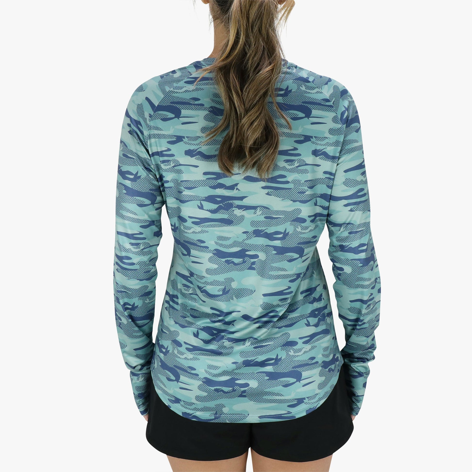 AFTCO Women's Tactical Camo LS Performance Shirt Bone OG Camo