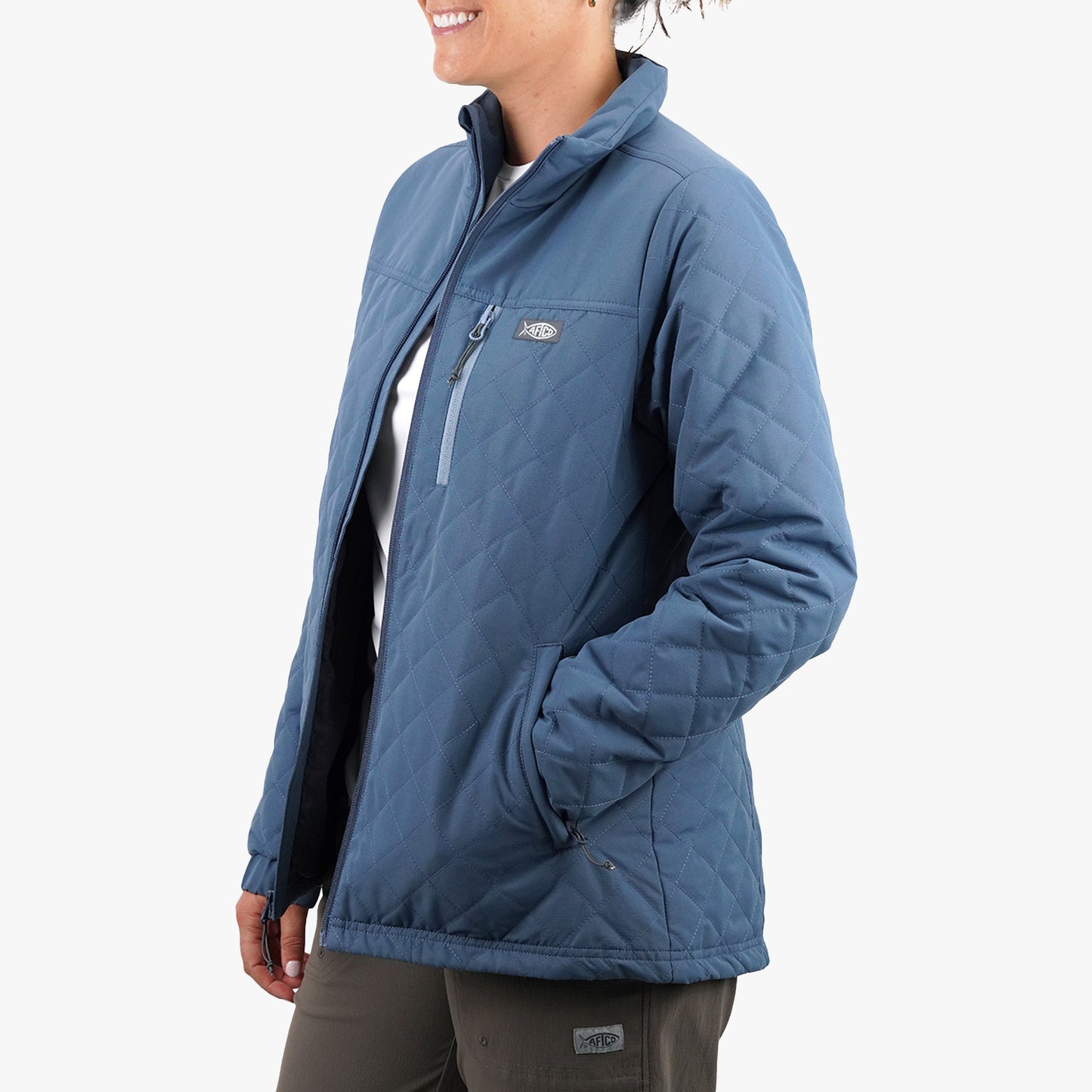 AFTCO Women's Crosswind Puff Jacket ARCTIC
