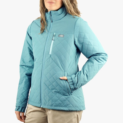 AFTCO Women's Crosswind Puff Jacket ARCTIC