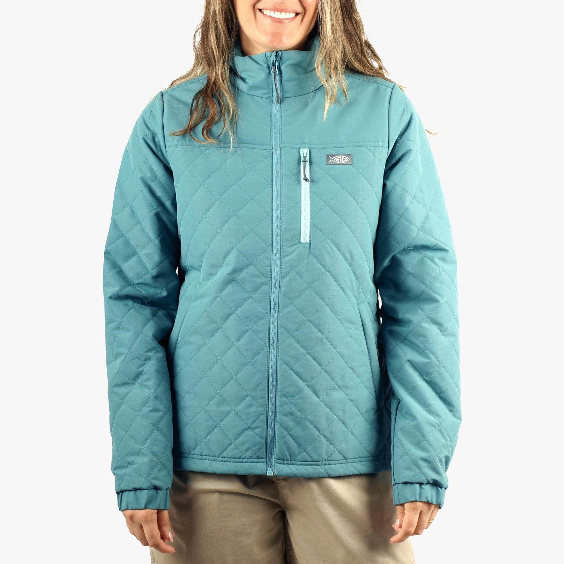 AFTCO Women's Crosswind Puff Jacket ARCTIC