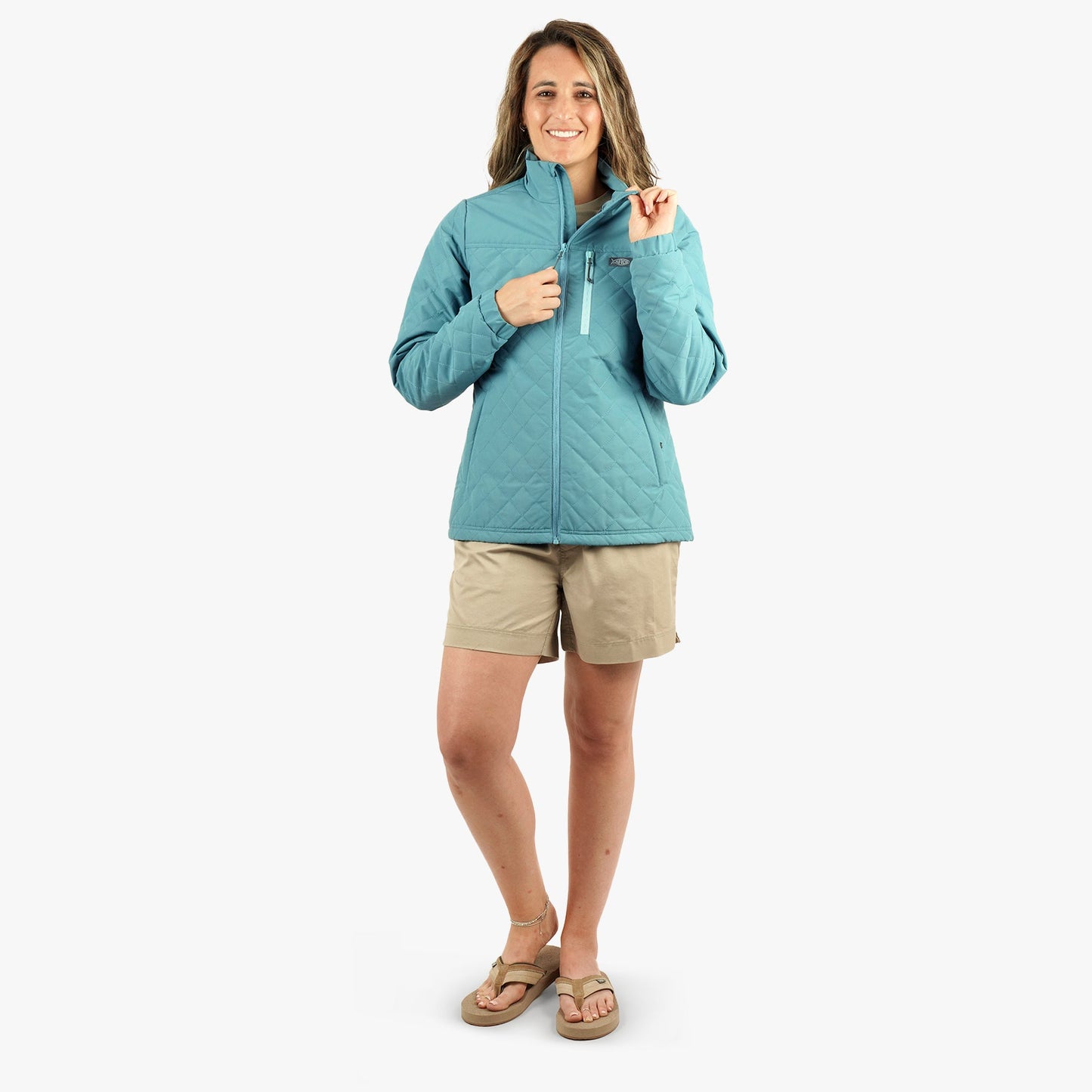 AFTCO Women's Crosswind Puff Jacket ARCTIC
