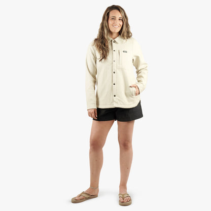 AFTCO Women's Stout Shacket Sand Heather