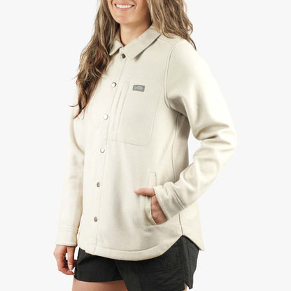 AFTCO Women's Stout Shacket Sand Heather