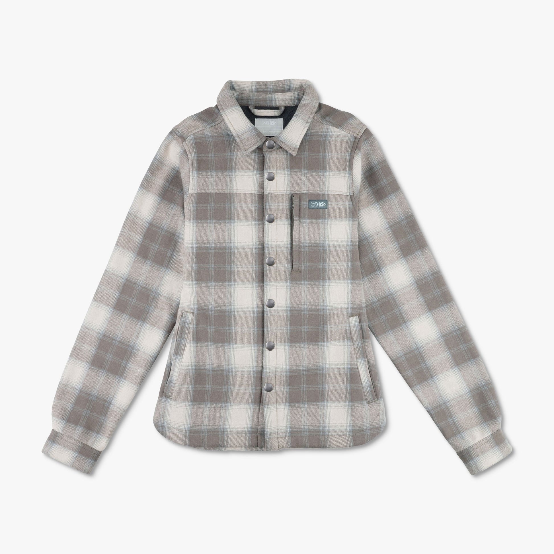 AFTCO Women's Stout Shacket Sand Heather