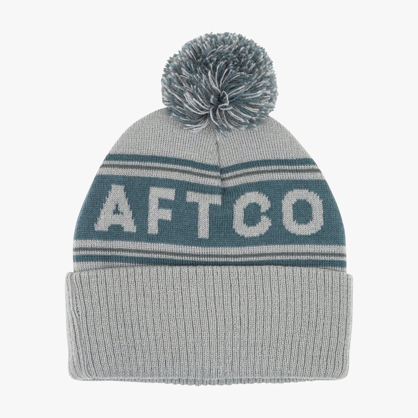 AFTCO Women's OG Pom Beanie Light Gray