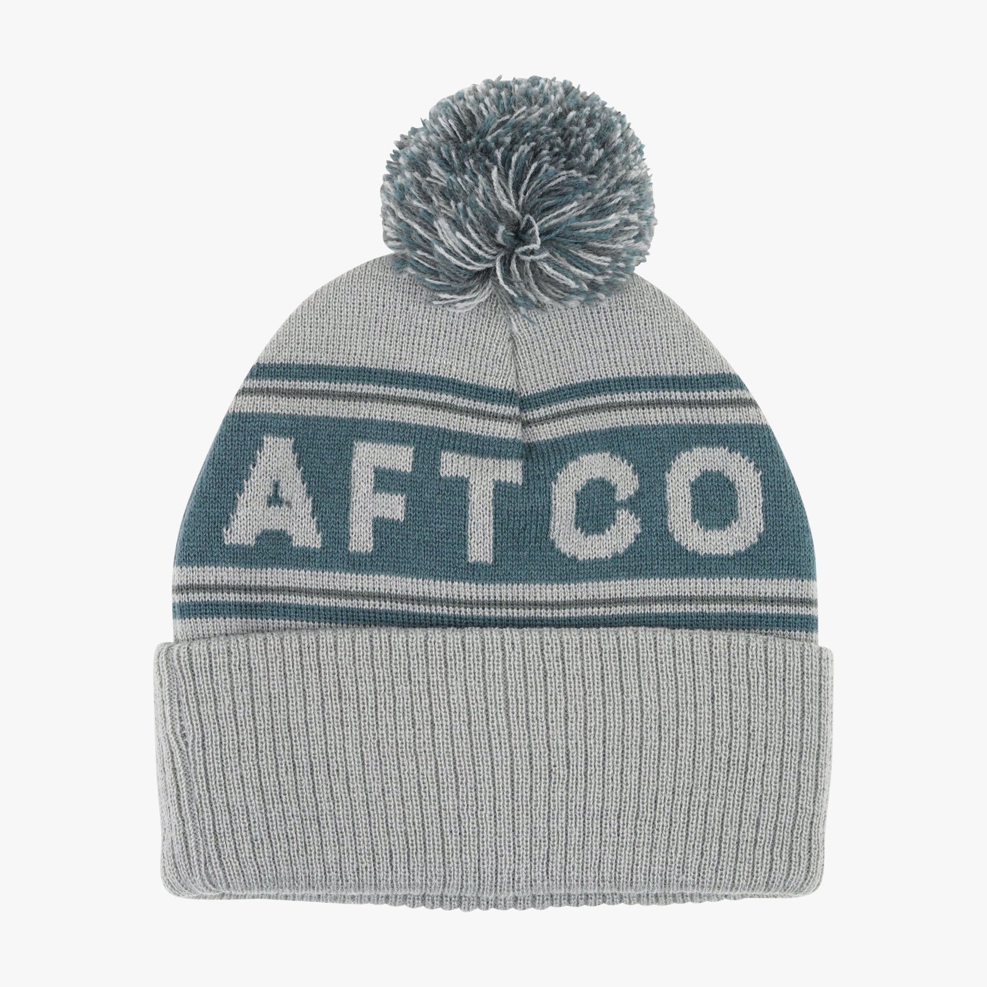 AFTCO Women's OG Pom Beanie Light Gray