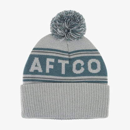 AFTCO Women's OG Pom Beanie Light Gray
