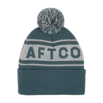 AFTCO Women's OG Pom Beanie Light Gray