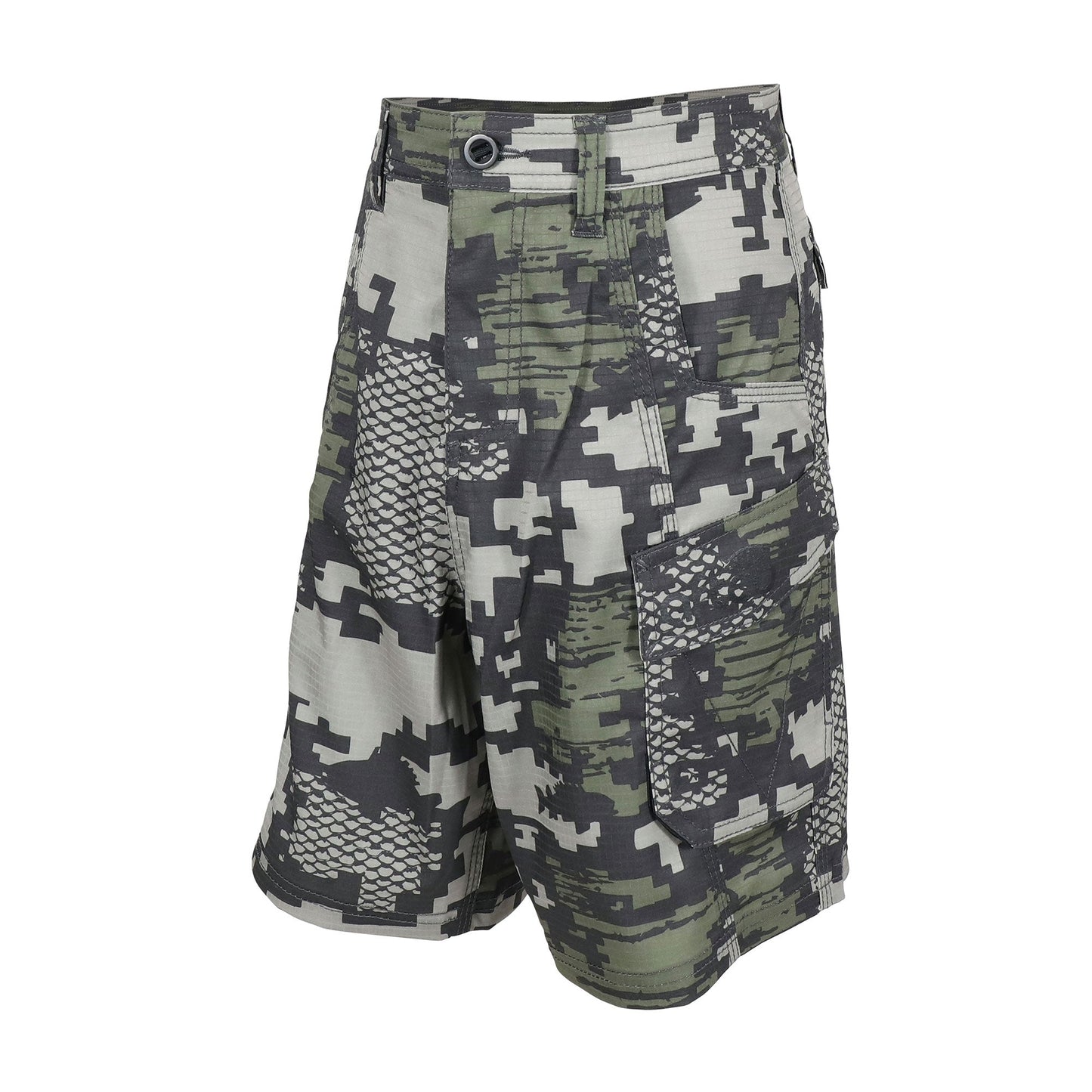 AFTCO Youth Tactical Shorts Navy Digi Camo