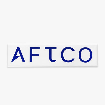 AFTCO Samurai Logo Boat Decal Small Blue