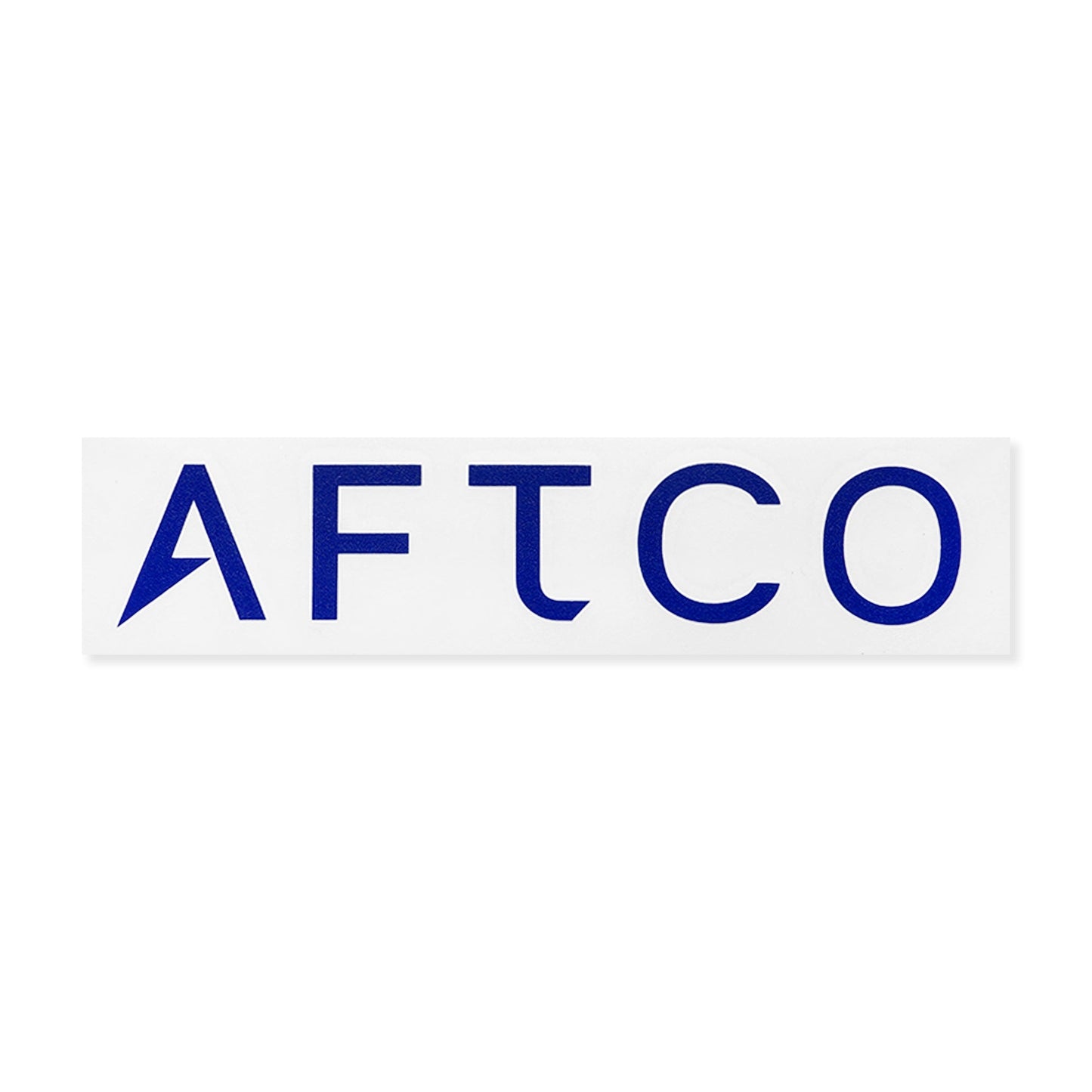 AFTCO Samurai Logo Boat Decal Small Blue
