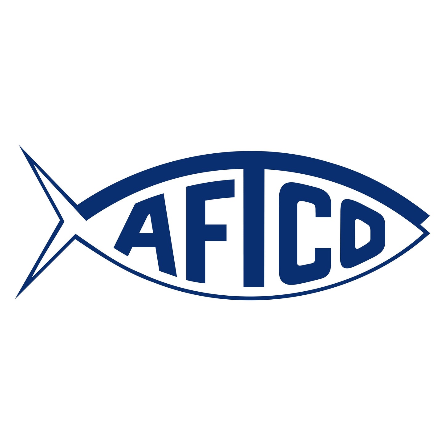 AFTCO AFTCO Small Boat Decal Blue