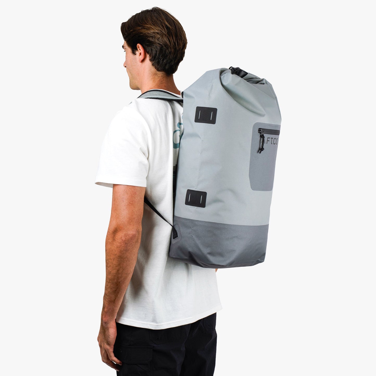 AFTCO Slammer Waterproof Dry Bag Backpack Steel