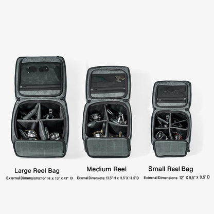 AFTCO Large Fishing Reel Bag Charcoal