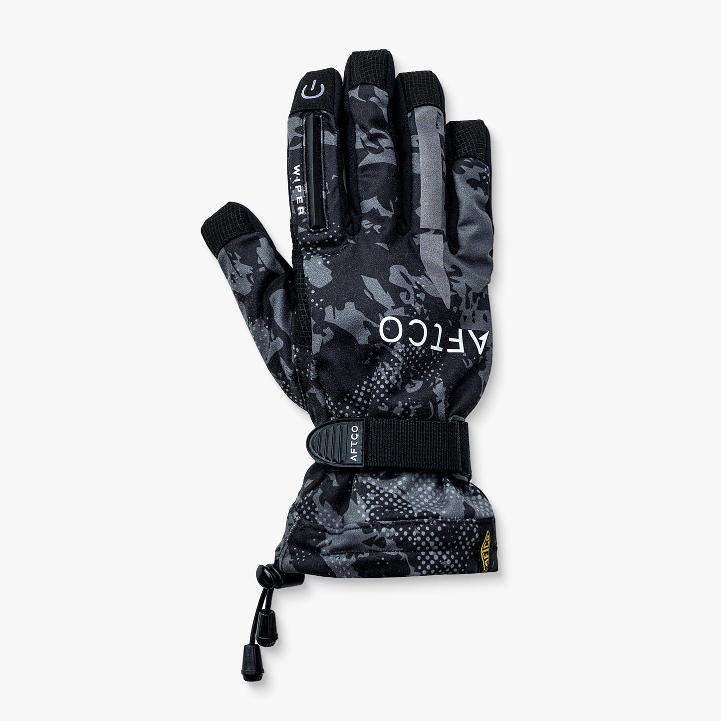 AFTCO Hydronaut Insulated Cold Weather Fishing Gloves Black Storm Camo