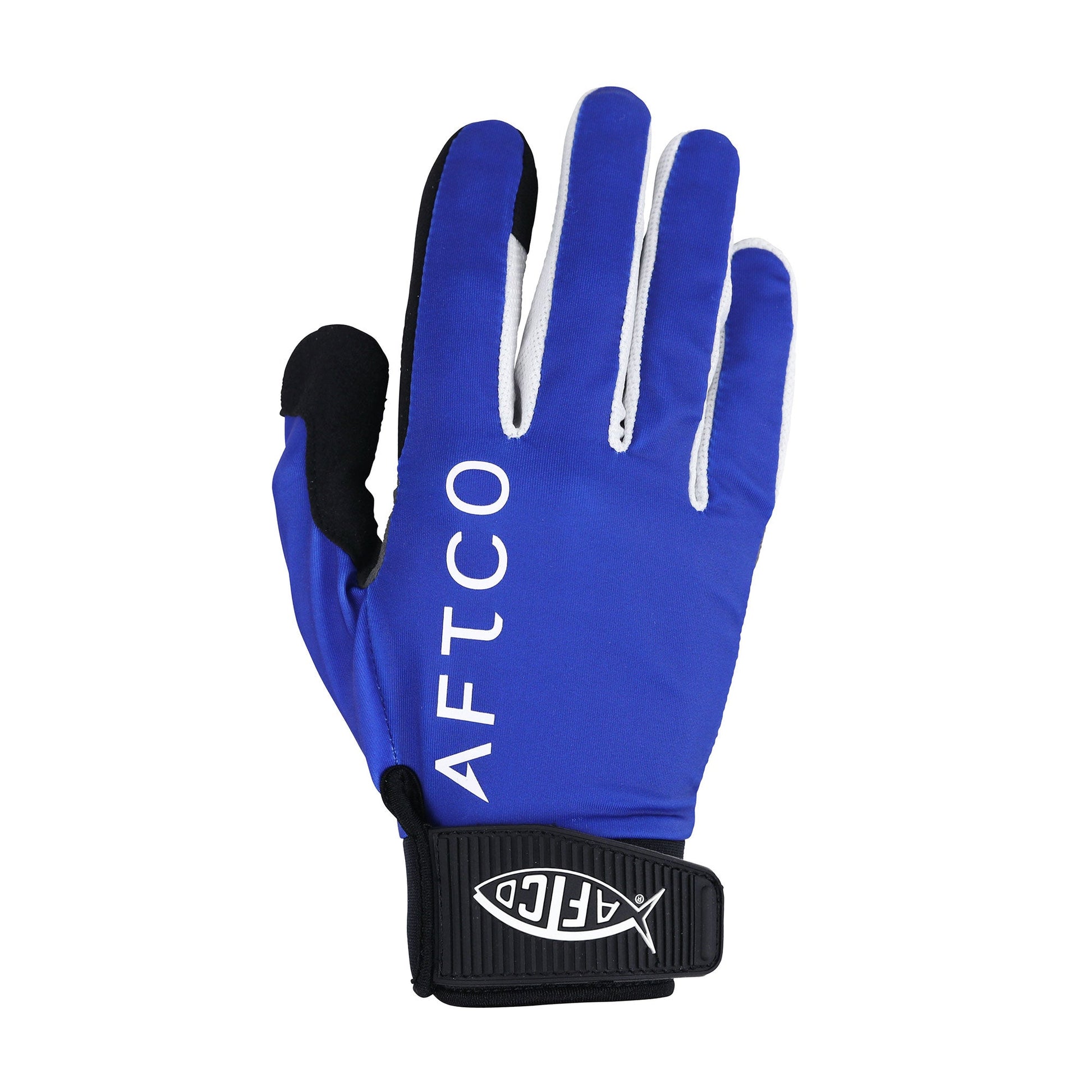 AFTCO JigPro Jigging Gloves Blue