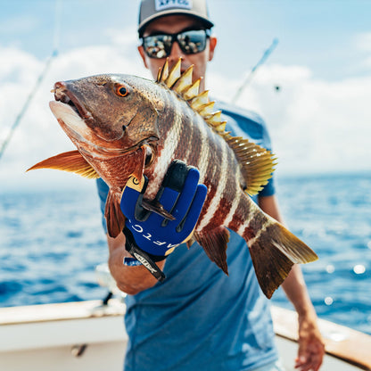 AFTCO Offshore Fishing Release Glove - AFTCO Black Storm Camo