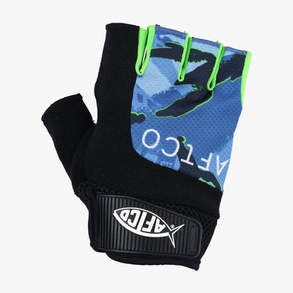 AFTCO Short Pump Gloves Blue