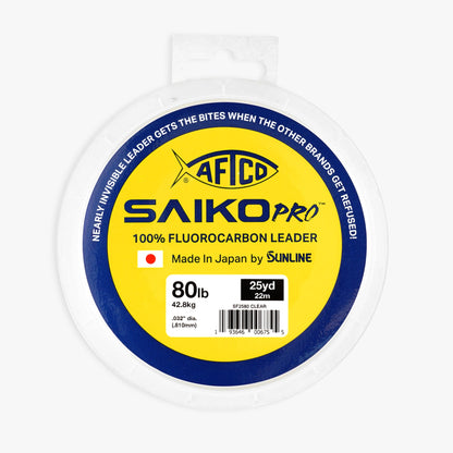AFTCO Saiko Pro 100% Fluorocarbon Leader Clear