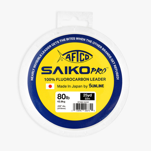 AFTCO Saiko Pro 100% Fluorocarbon Leader Clear