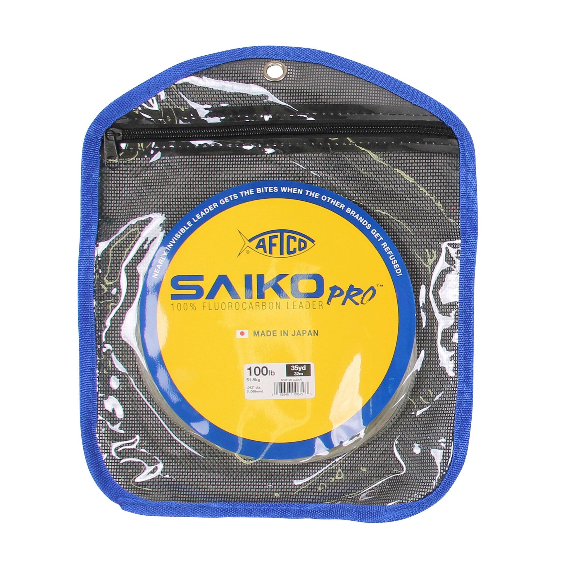 AFTCO Saiko Pro 100% Fluorocarbon Leader Clear