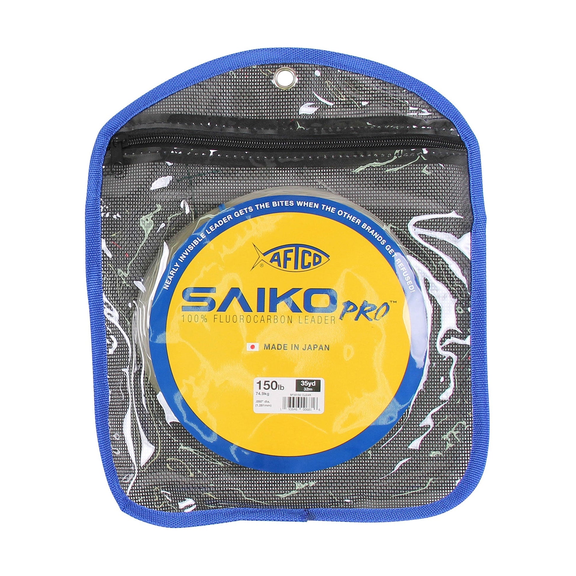 AFTCO Saiko Pro 100% Fluorocarbon Leader Clear