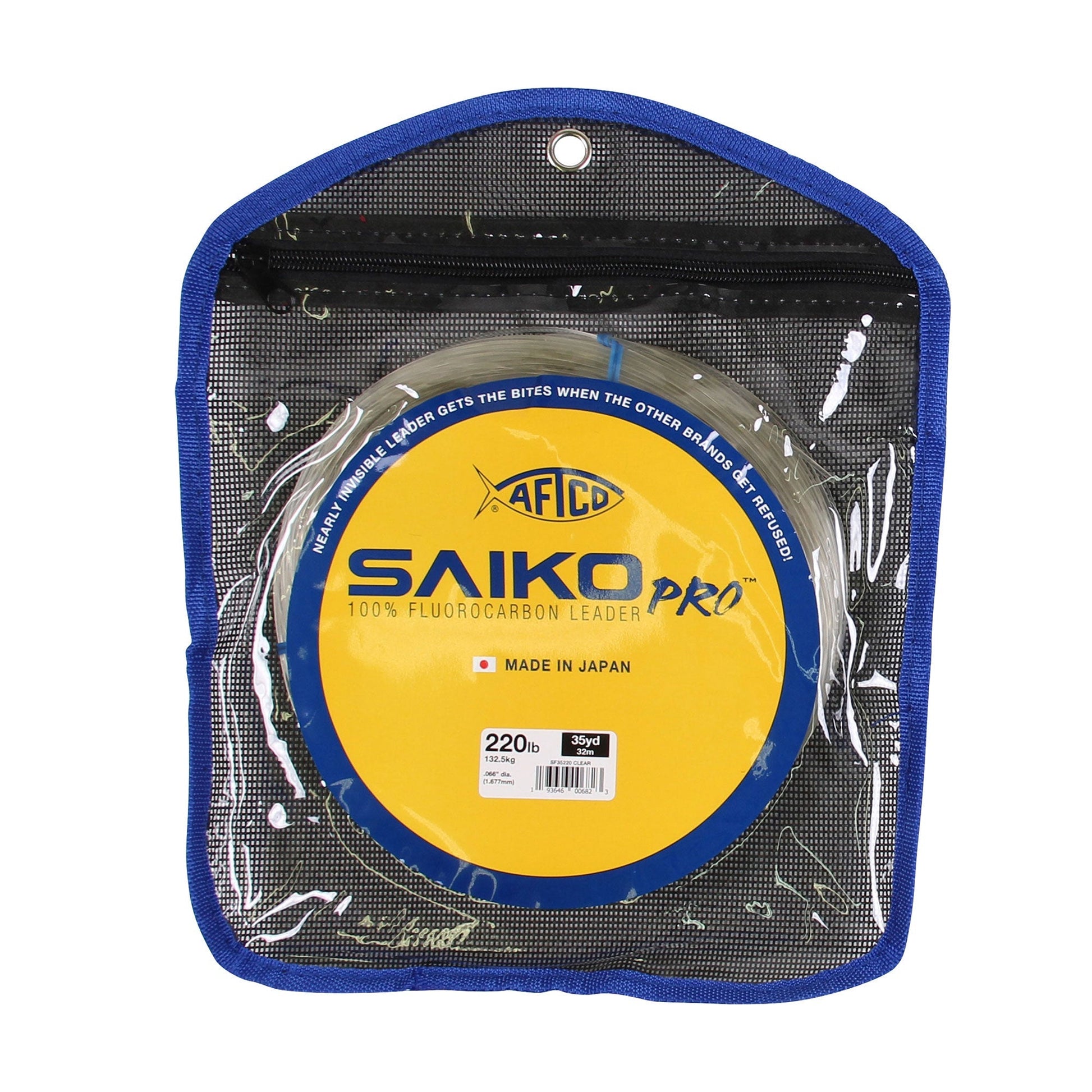 AFTCO Saiko Pro 100% Fluorocarbon Leader Clear