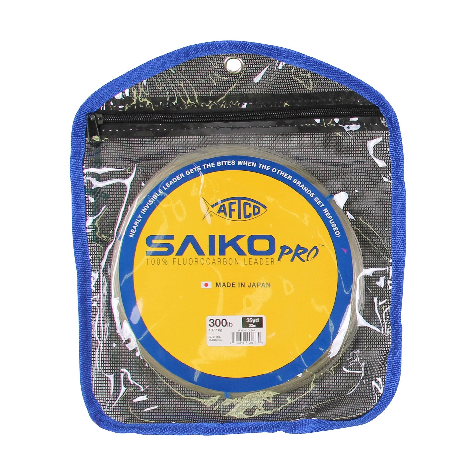 AFTCO Saiko Pro 100% Fluorocarbon Leader Clear