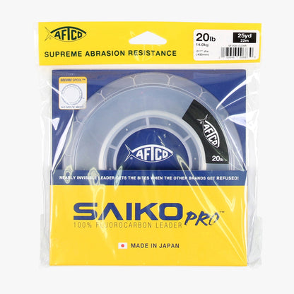 AFTCO Saiko Pro 100% Fluorocarbon Leader Clear
