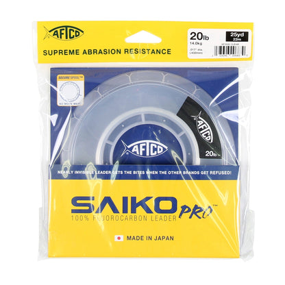 AFTCO Saiko Pro 100% Fluorocarbon Leader Clear