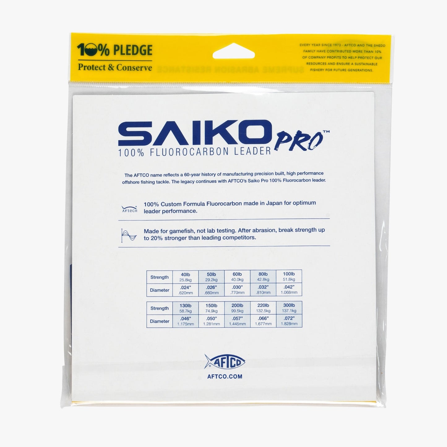 AFTCO Saiko Pro Wind On Leader Clear