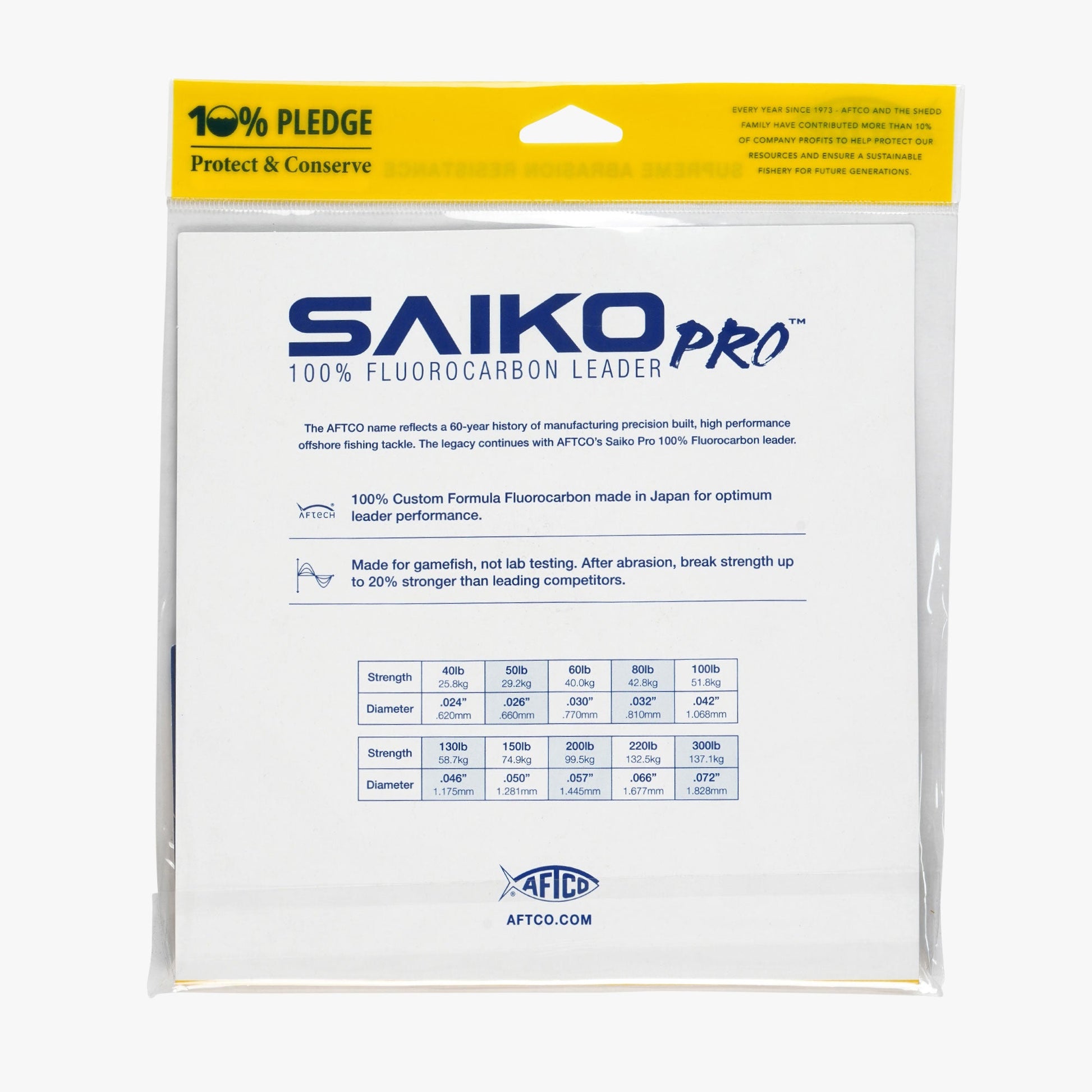 AFTCO Saiko Pro Wind On Leader Clear
